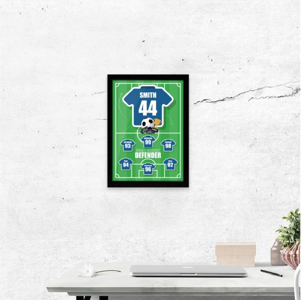 World's Greatest Footballer (Outfield) A4 Print (frame optional) - Image 4