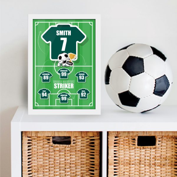 World's Greatest Footballer (Outfield) A4 Print (frame optional) - Image 2