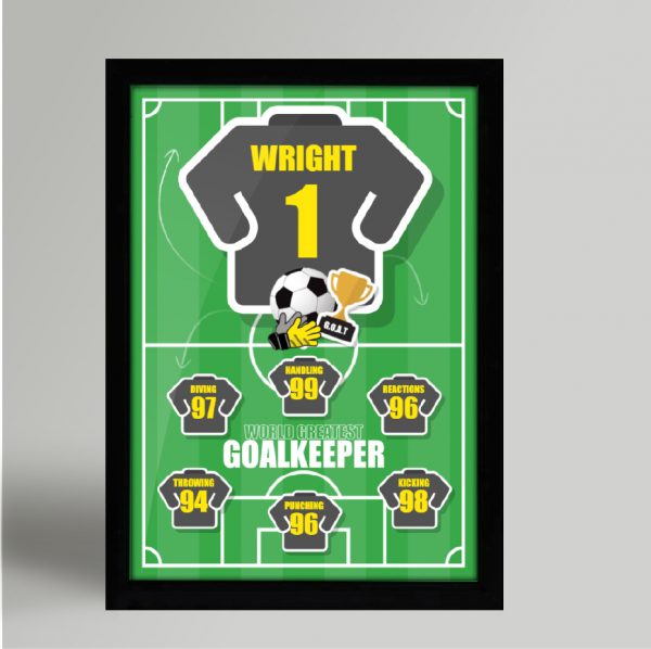 World's Greatest Goalkeeper A4 Print (frame optional)