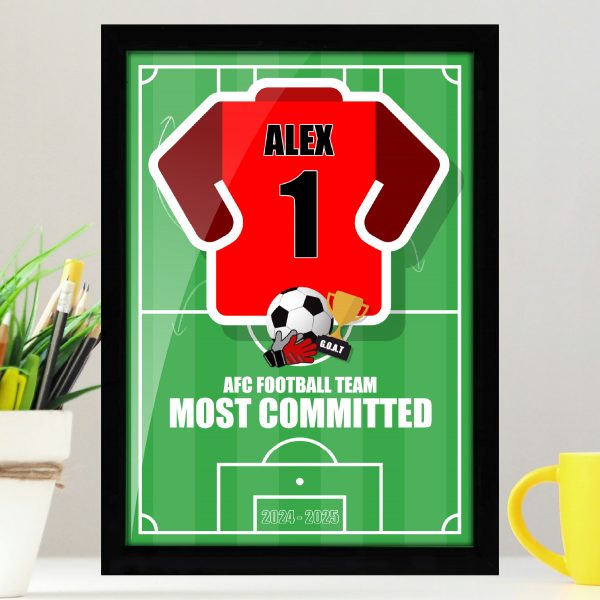 Personalised Goalkeeper Football Award Print – A4 - Image 2