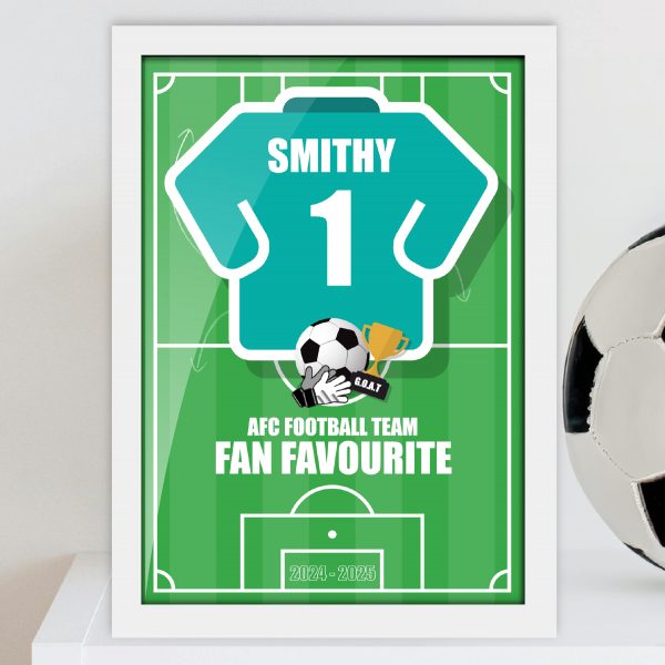 Personalised Goalkeeper Football Award Print – A4 - Image 4
