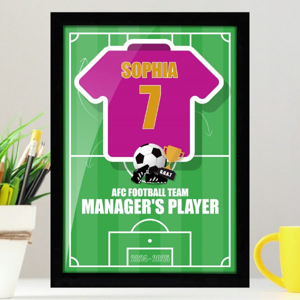 Personalised Outfielder Football Award Print – A4 Size - Image 3